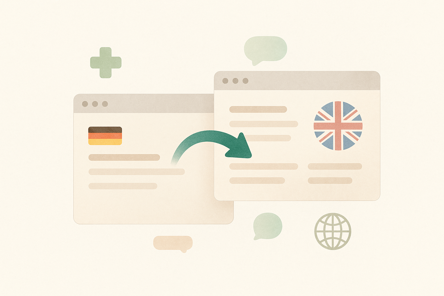KI-Übersetzung — Praxis-Website automatisch in über 30 Sprachen übersetzen
