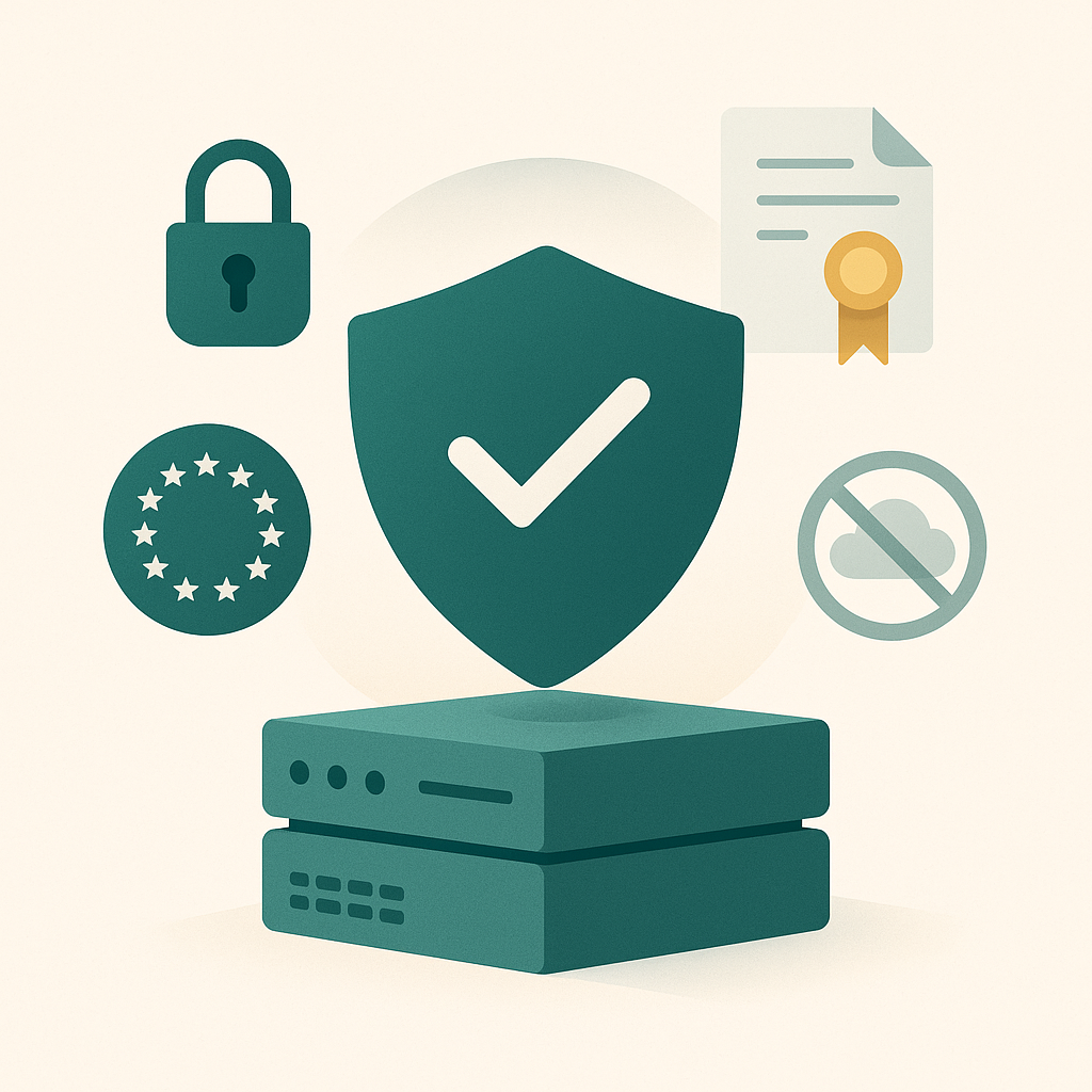 DSGVO-konforme Praxis-Software – Server in Frankfurt, Deutschland